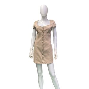 𝅺FASHION Nova Khaki Mini Dress.  Size: M